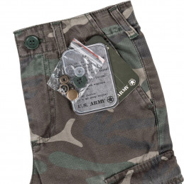 Short cargo camouflage enfant