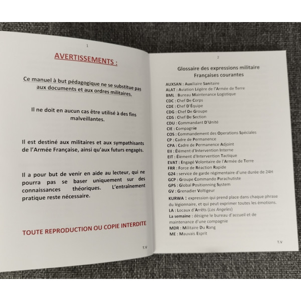 Carnet du combattant