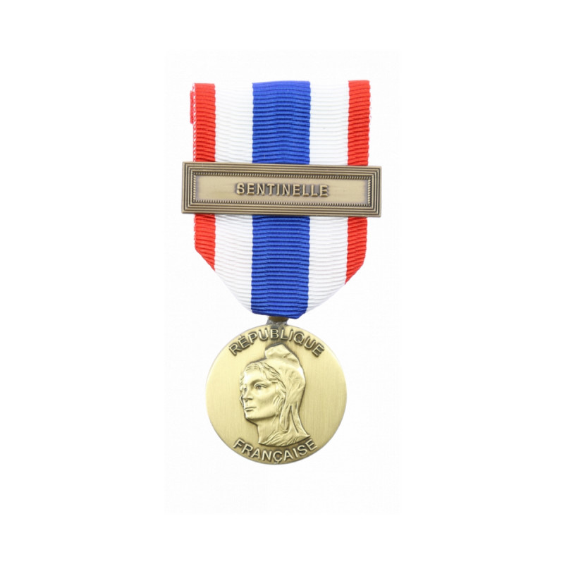 Médaille Ordonnance Protection du territoire + agrafe Sentinelle