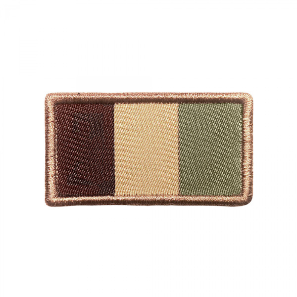 Patch drapeau français désert brodé sur tissu