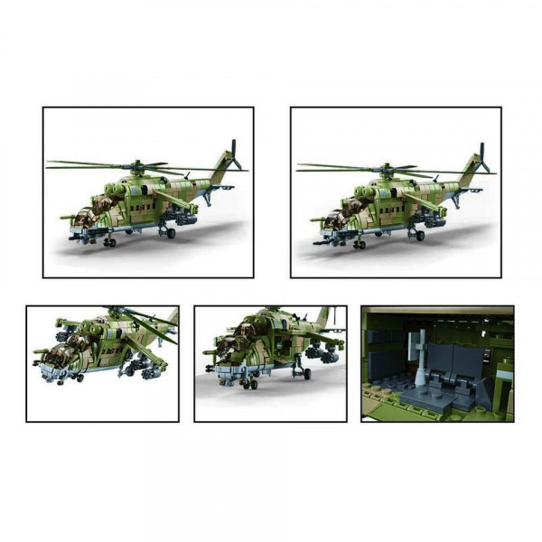 Sluban MI-24S Gunship M38-B1137 #16072