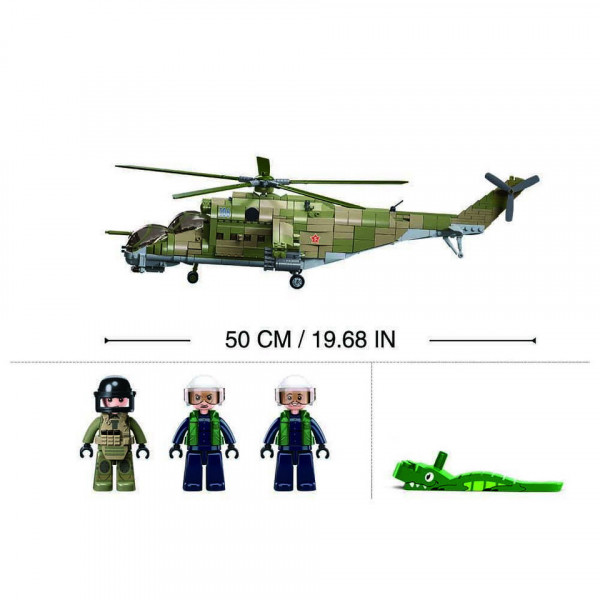 Sluban MI-24S Gunship M38-B1137 #16072