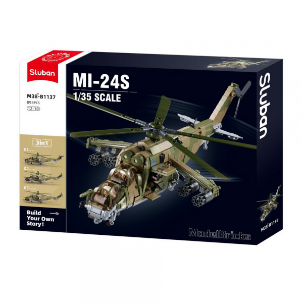Sluban MI-24S Gunship M38-B1137 #16072
