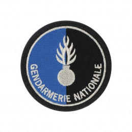 Ecusson rond brodé gendarmerie nationale agréé