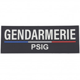 Bande DORSALE gendarmerie  PSIG 28 *10 en PVC relief