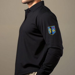 Polo gendarmerie cooldry anti humidite maille piquee