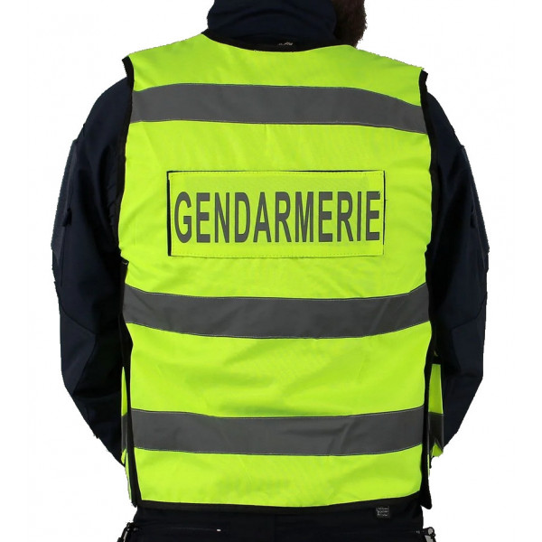 Gilet jaune haute visibilité Gendarmerie