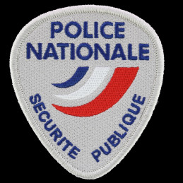 Ecusson de bras Police Nationale Securité publique sur velcro