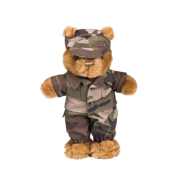 Ours peluche camo CE