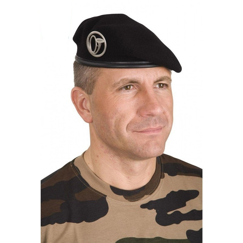 Béret commando Chasseurs noir