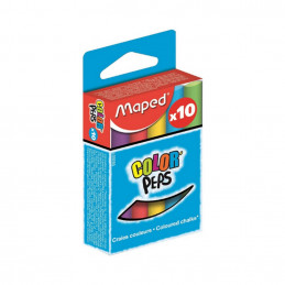 Lot de 10 craies de couleur – MAPED
