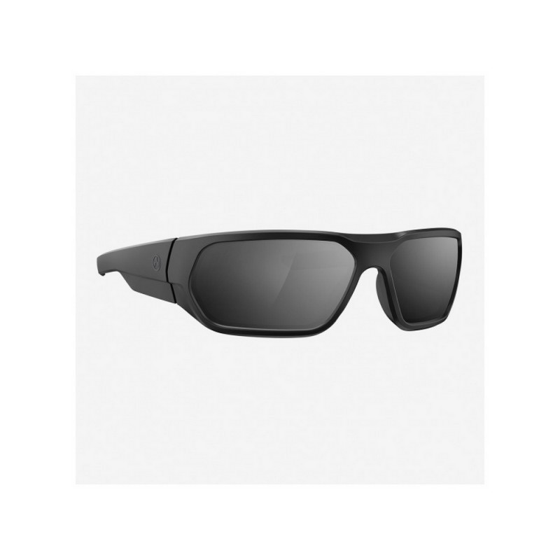 Lunette Radius noire Polarisée verres miroir gris Lunette Radius noire Polarisée verres miroir gris