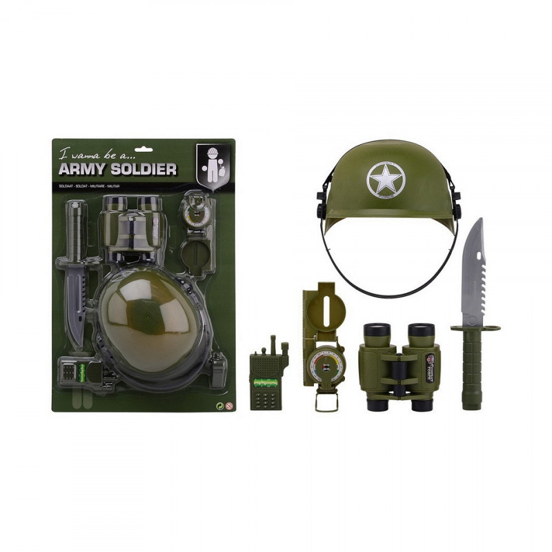 Set de jeu Forces armées avec casque Set de jeu Forces armées avec casque