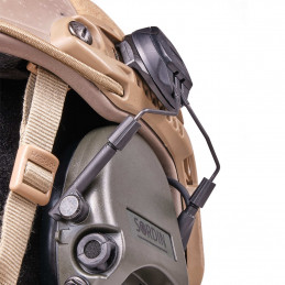 Système de fixation sur casque tactique pour casque anti-bruit Suprême Pro-X SLIM et SFA