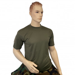 T-shirt tactique Quick Dry vert OD – Respirant & léger - french army Miltec
