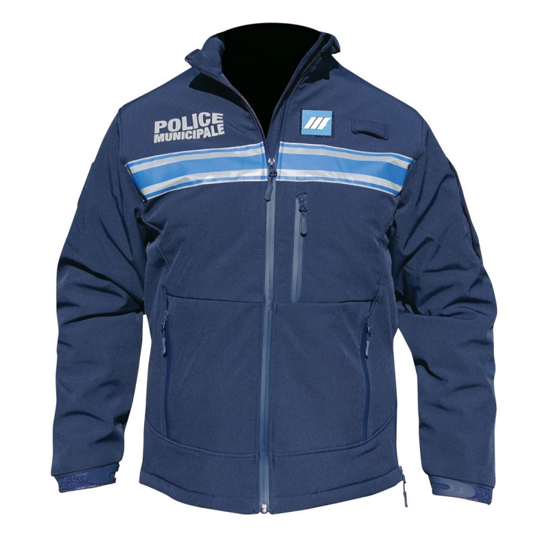 Veste softshell PM 2 grand froid matelassé Police Municipale Veste softshell PM 2 grand froid matelassé Police Municipale