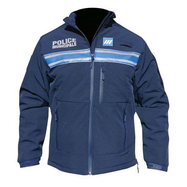 Veste softshell PM 2 grand froid matelassé Police Municipale