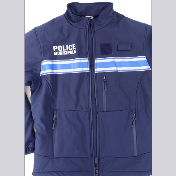 Veste softshell PM 2 grand froid matelassé Police Municipale