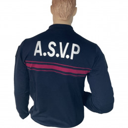 Polo hiver ASVP manches longues