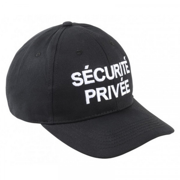 Casquette Brodée sécurité Privée  CITY GUARD