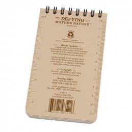 Carnet reliure 7.6 * 12.7cm Tan