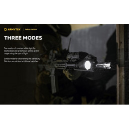 Lampe Torche Tactique Armytek C2 Pro | 1500 Lumens | Camouflage83
