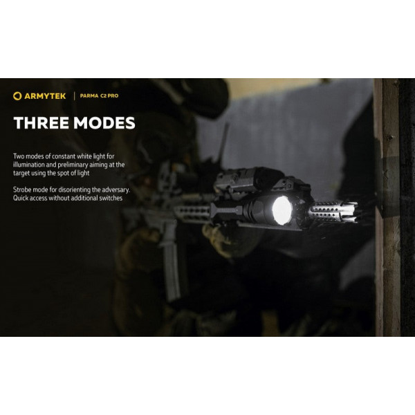 Lampe Torche Tactique Armytek C2 Pro | 1500 Lumens | Camouflage83