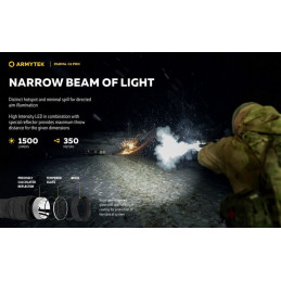 Lampe Torche Tactique Armytek C2 Pro | 1500 Lumens | Camouflage83