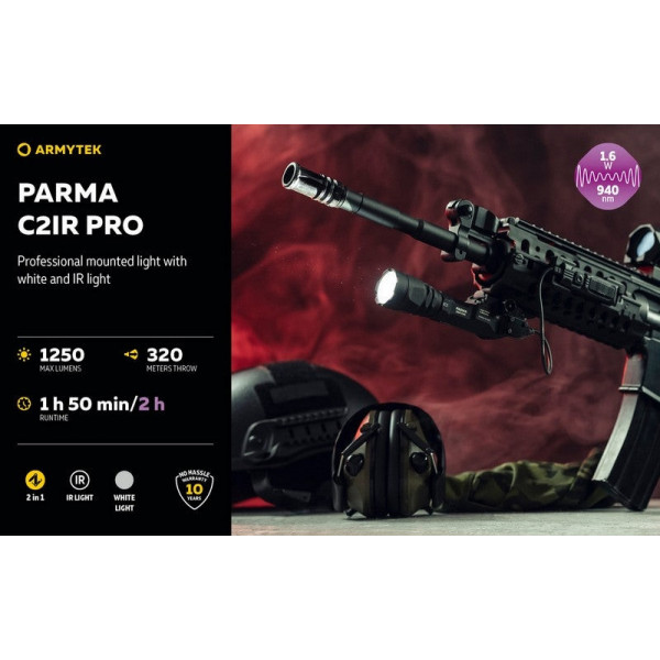 Lampe Torche Armytek C2iR Pro | IR & 1250 Lumens | Camouflage83