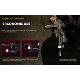 Lampe Torche Armytek C2iR Pro | IR & 1250 Lumens | Camouflage83