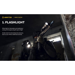 Lampe Torche Armytek C2iR Pro | IR & 1250 Lumens | Camouflage83