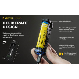 Chargeur Armytek Handy C1 VAPE EDITION USB