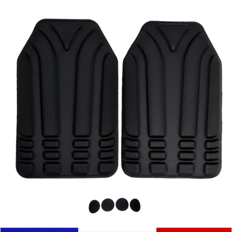 Jeu de Ventipads Polgen/Platiger noir (1 paire)