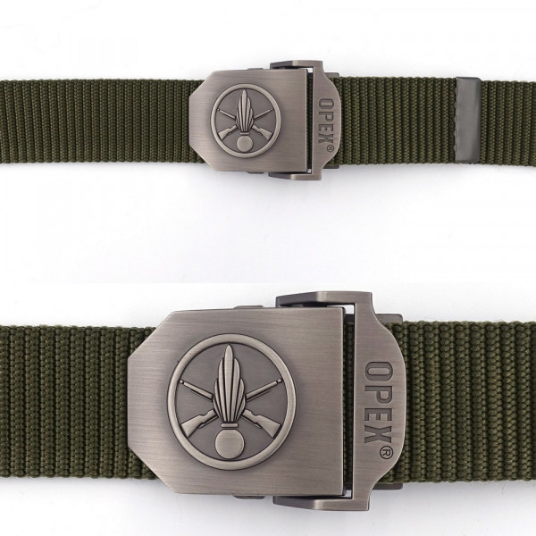 Ceinture boucle gravee INFANTERIE