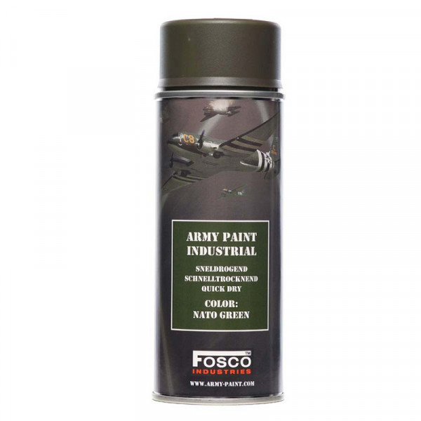 Peinture en spray 400 ml Vert OTAN
