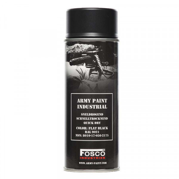 Peinture en spray 400 ml Noir Mat