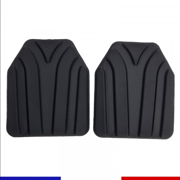 Jeu de Ventipads militaires forme OTAN noir