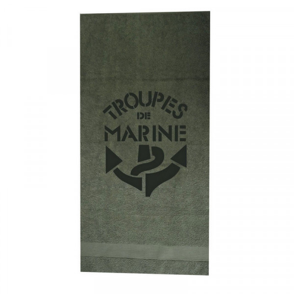 SERVIETTE MILITAIRE KAKI AVEC MARQUAGE TDM