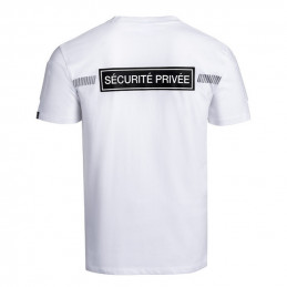 T-shirt SÉCU-ONE Sécurité Privée blanc