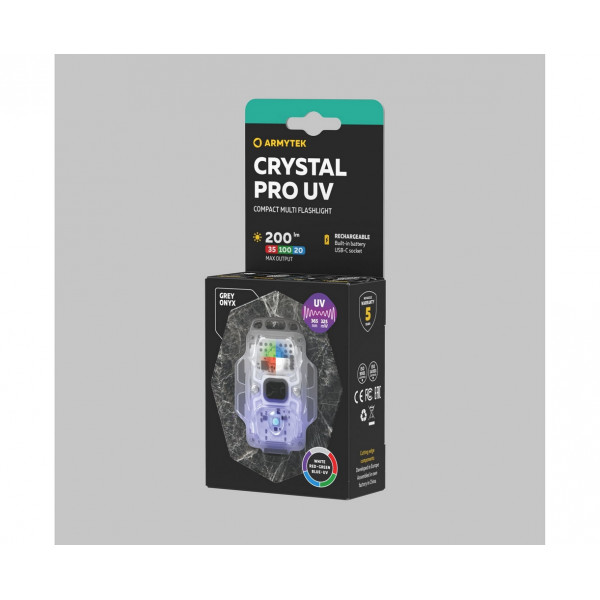 Lampe Tactique Armytek Crystal Pro UV | 5 Couleurs | Camouflage83