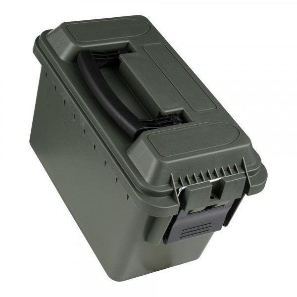 Boîte à munitions en plastique verte.30 Cal