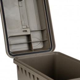Boîte à munitions en plastique tan.30 Cal
