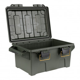 Boîte à munitions/utilitaire compacte en plastique verte