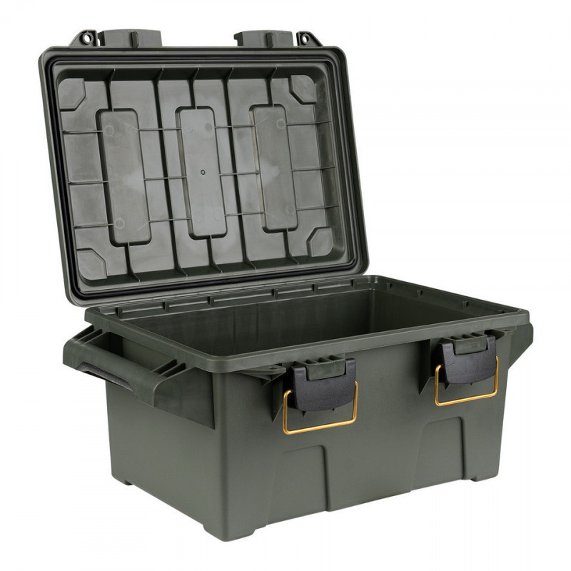 Boîte à munitions/utilitaire compacte en plastique verte
