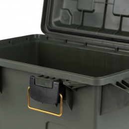 Boîte à munitions/utilitaire compacte en plastique verte