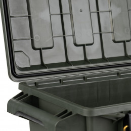 Boîte à munitions/utilitaire compacte en plastique verte