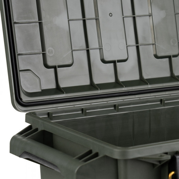 Boîte à munitions/utilitaire compacte en plastique verte