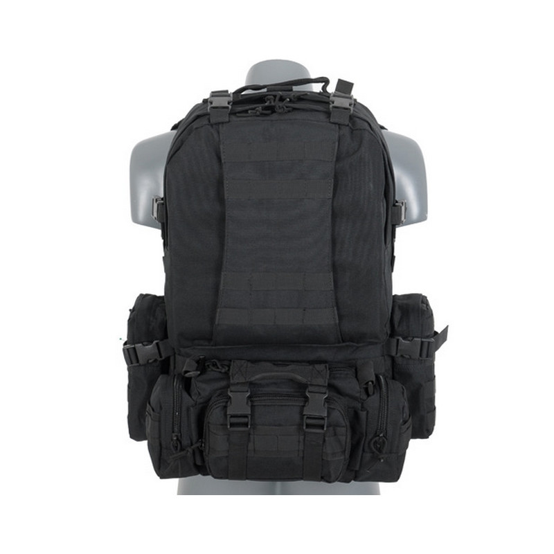 Sac d'Assaut 3 Jours Noir | Équipement Militaire Sac d'Assaut 3 Jours Noir | Équipement Militaire