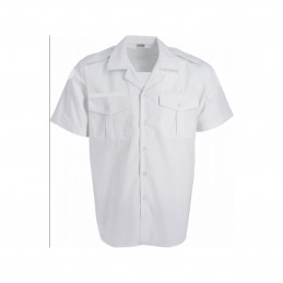 Chemisette Blanche Manches Courtes -Plastron – Gendarmerie | Forces de l’Ordre