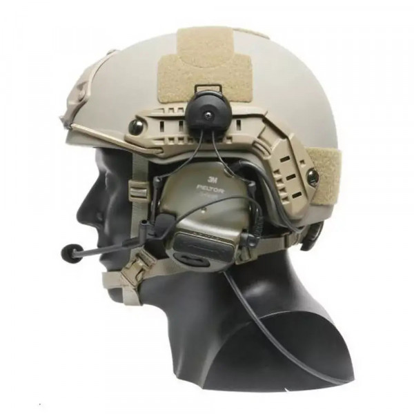 Casque 3M Peltor COMTAC VIII avec Micro et Câble Peltor
